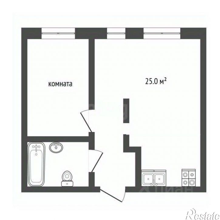 1-комн квартира улица Тимофея Кармацкого, 3,  д. 3