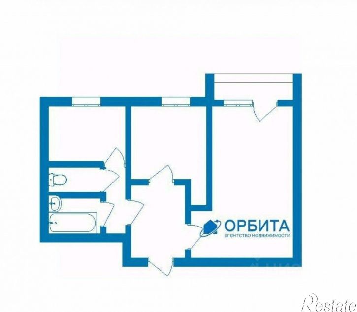 2-комн квартира улица Белинского, 3,  д. 3