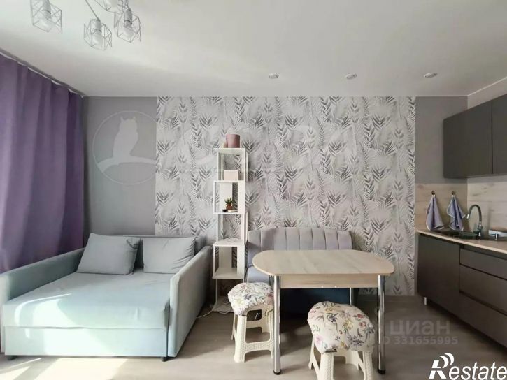 1-комн квартира ул Николая Глебова, 3,  д. 3