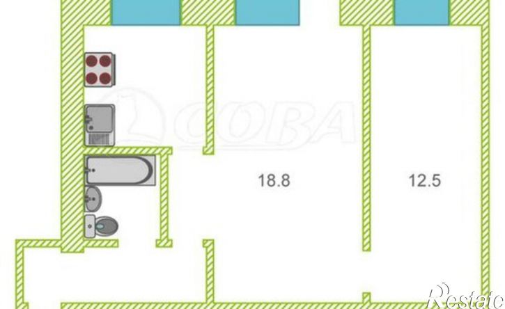 2-комн квартира ул Жигулевская, 7,  д. 7
