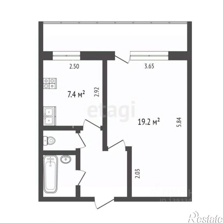 1-комн квартира ул Мельзаводская, 6,  д. 6