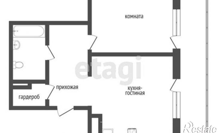 1-комн квартира ул Велижанская, 70,  д. 70