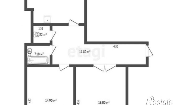 2-комн квартира ул Арктическая, 7 2,  д. 7 2,  к. 2