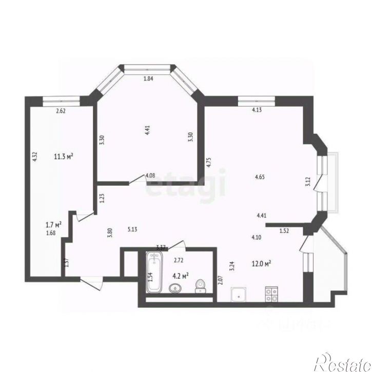 3-комн квартира ул Первомайская, 50,  д. 50