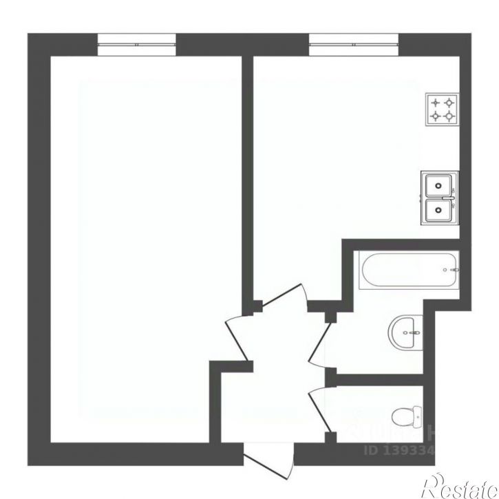 1-комн квартира ул Олимпийская, 30,  д. 30