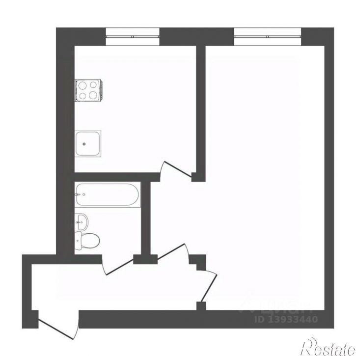 1-комн квартира пр-д Геологоразведчиков, 33,  д. 33