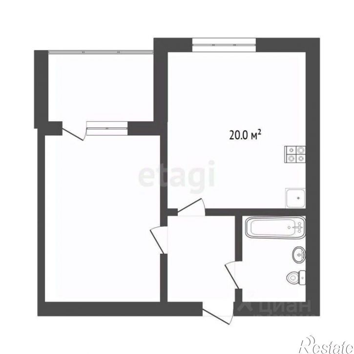 1-комн квартира ул Энергостроителей, 13,  д. 13