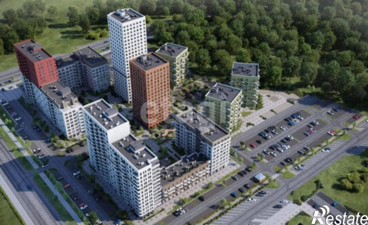 1-комн квартира в новом доме улица Владимира Абазарова, 5
