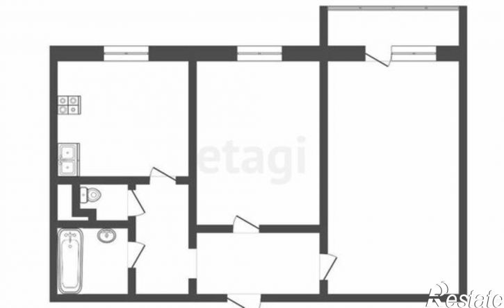 2-комн квартира ул Народная, 10,  д. 10