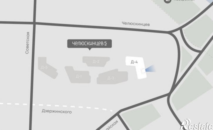 2-комн квартира в новом доме ул Челюскинцев, 3,  д. 3