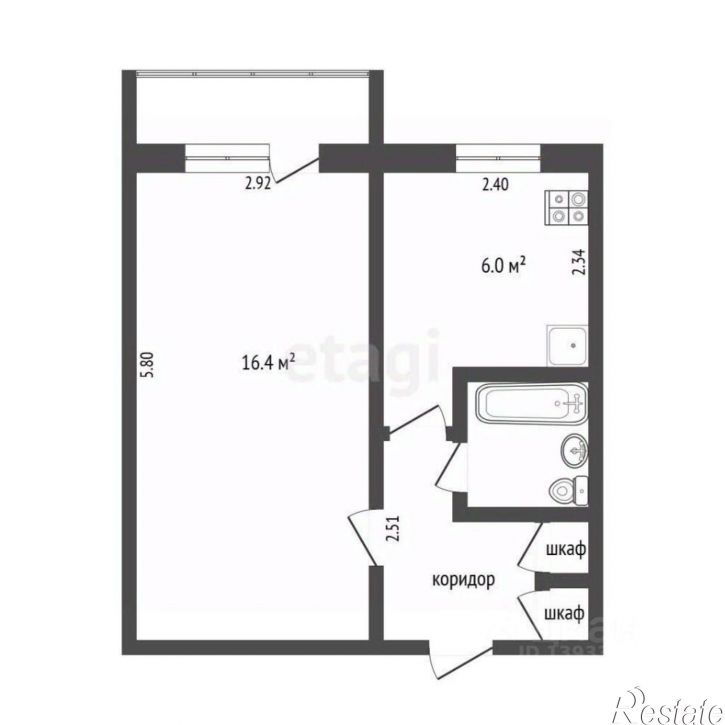 1-комн квартира ул Мельникайте, 48,  д. 48