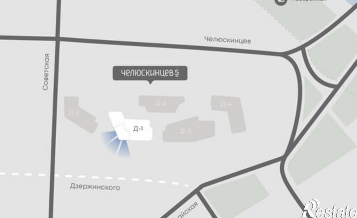 3-комн квартира в новом доме ул Дзержинского, 18,  д. 18