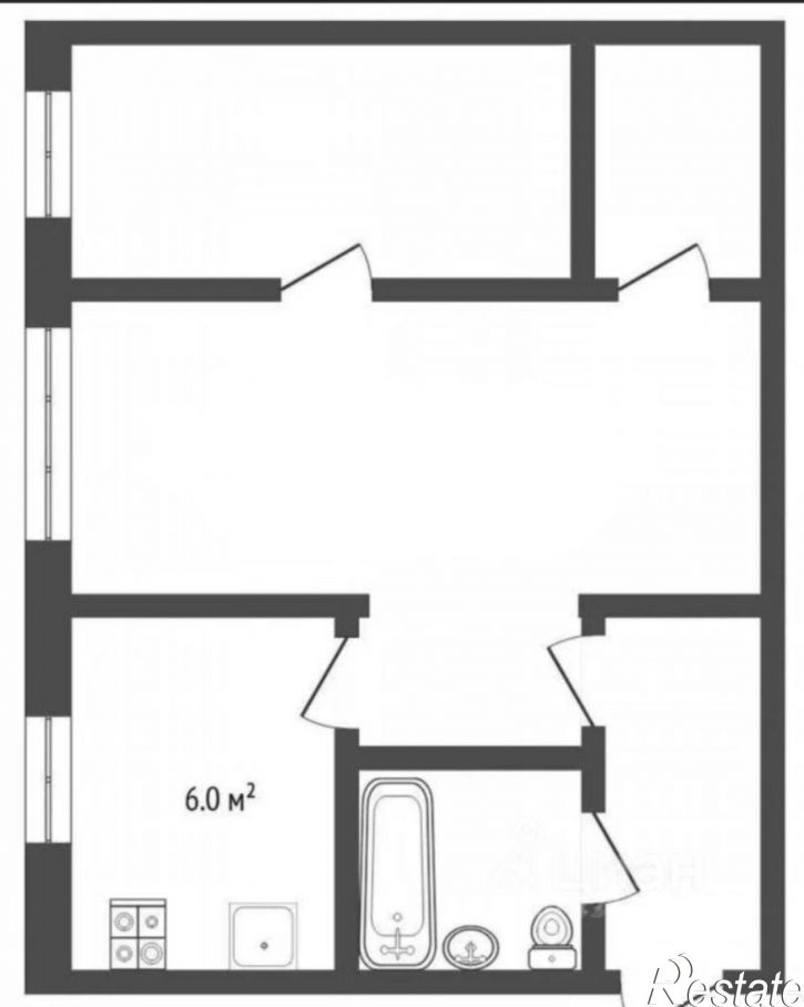 2-комн квартира ул Карла Маркса, 125,  д. 125