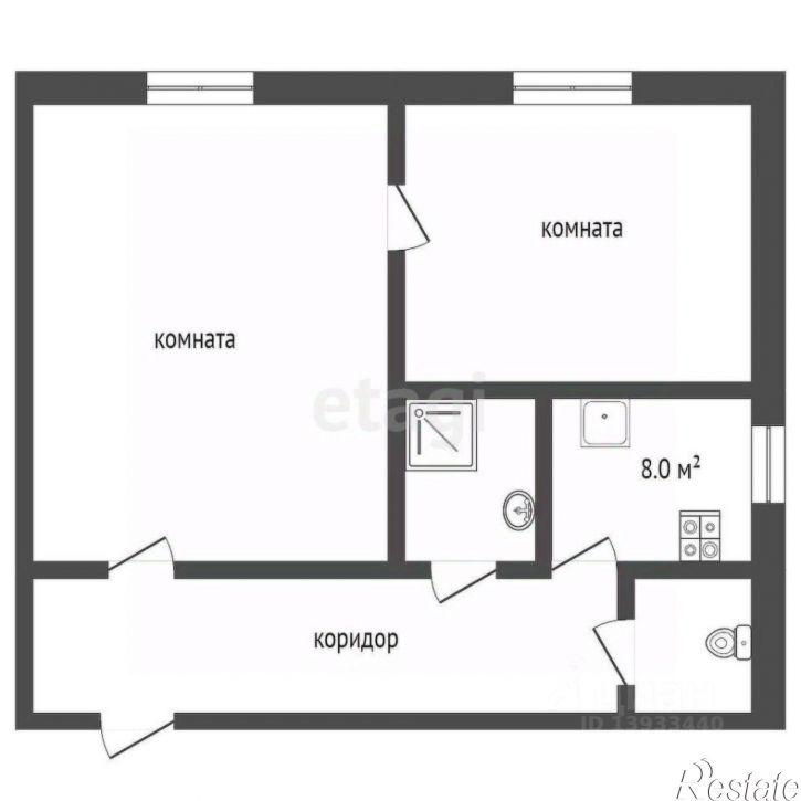 2-комн квартира ул Авторемонтная, 18б,  д. 18б