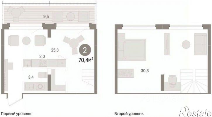 3-комн квартира в новом доме ул Причальная, 3 2,  д. 3 2,  к. 2
