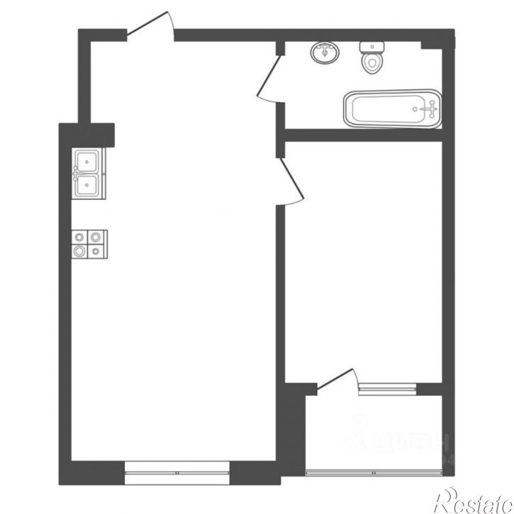 1-комн квартира ул Первомайская, 8,  д. 8