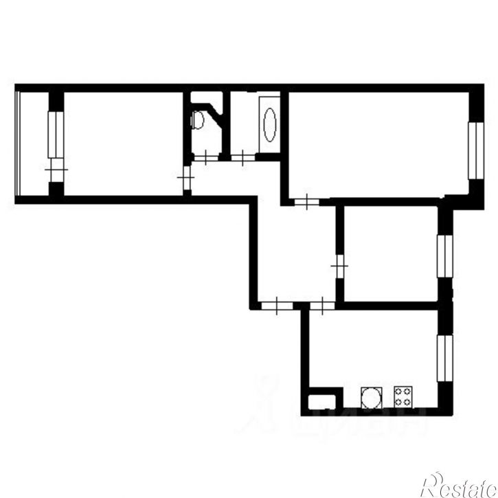 3-комн квартира ул Ставропольская, 9,  д. 9