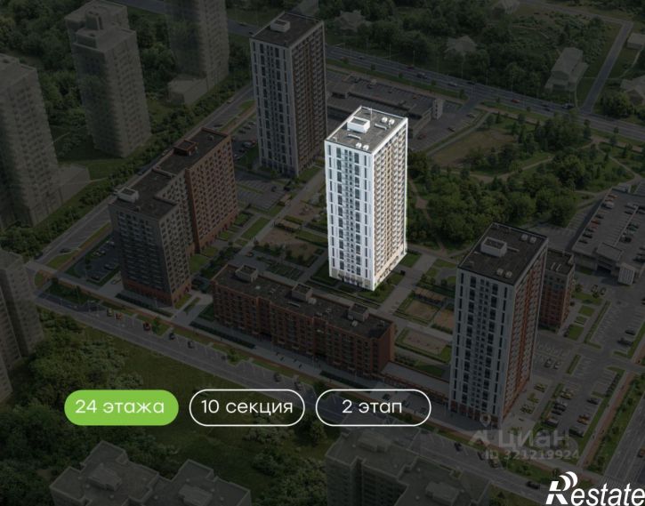 1-комн квартира в новом доме ул Ильи Кургузова, 1,  д. 1