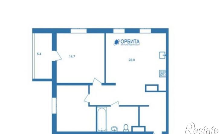2-комн квартира ул Александра Протозанова, 8,  д. 8
