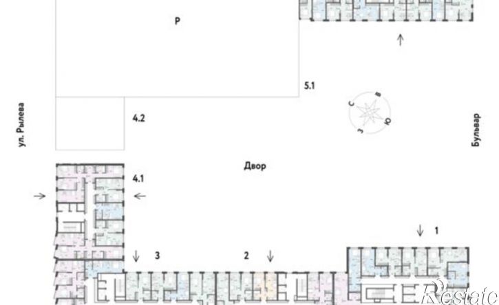 2-комн квартира в новом доме Тюмень, микрорайон ДОК, Ярославская улица, 9к1