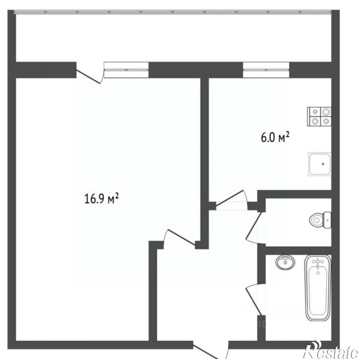 1-комн квартира ул Щорса, 7а,  д. 7а