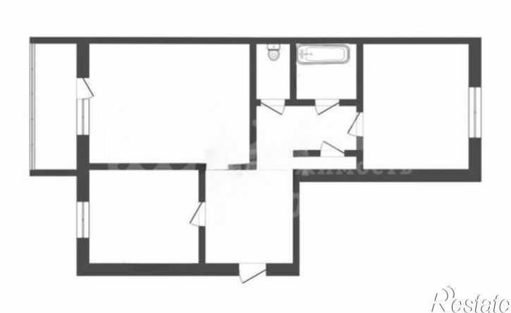 2-комн квартира ул Щербакова, 110,  д. 110