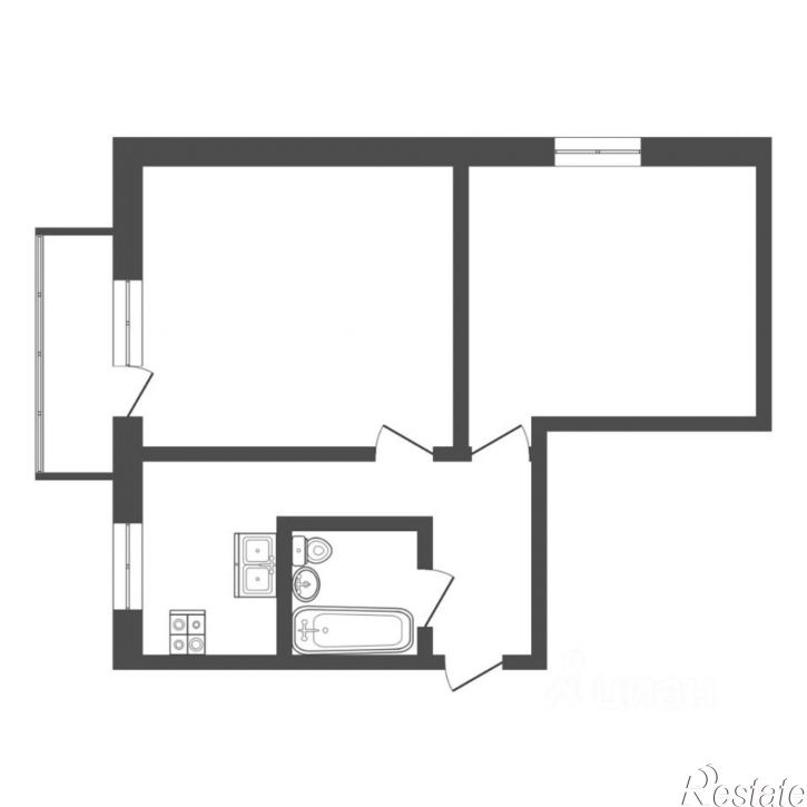 2-комн квартира ул Метелёвская, 5,  д. 5
