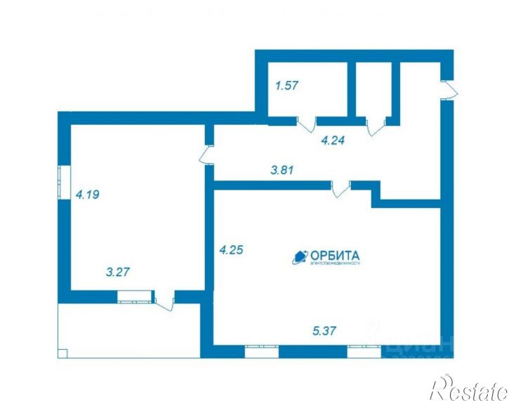 1-комн квартира ул Николая Зелинского, 1 1,  д. 1 1,  к. 1