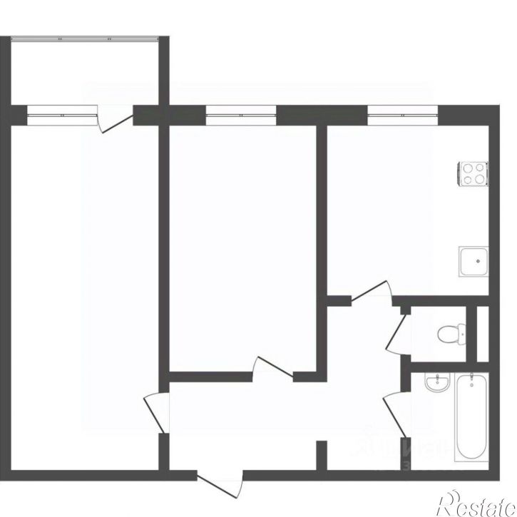 2-комн квартира ул Пермякова, 68 2,  д. 68 2,  к. 2