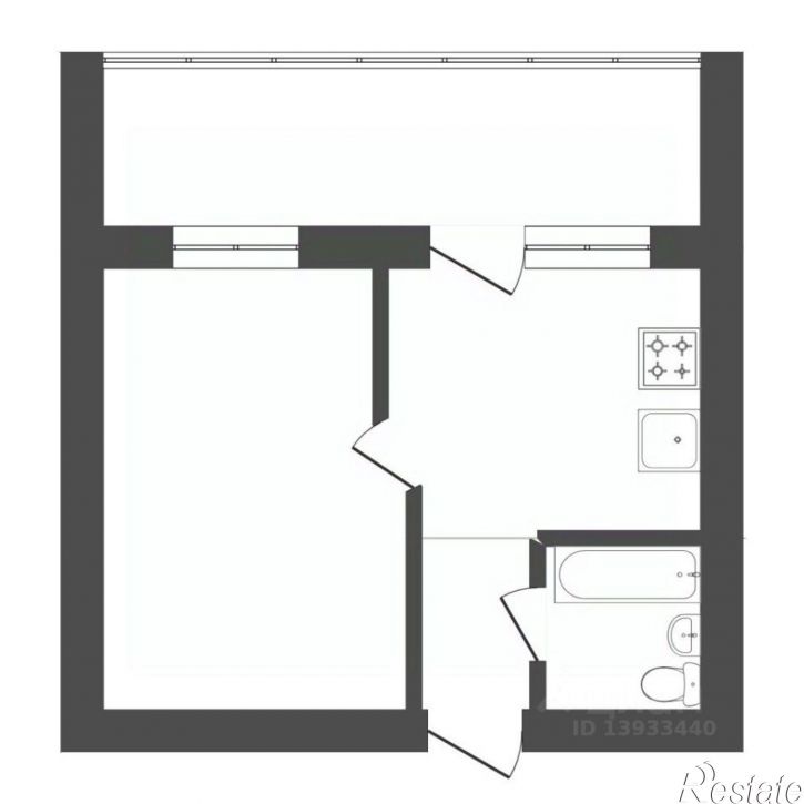 1-комн квартира ул Станционная, 24,  д. 24