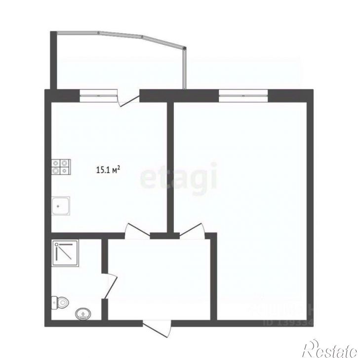1-комн квартира ул Амурская, 4,  д. 4