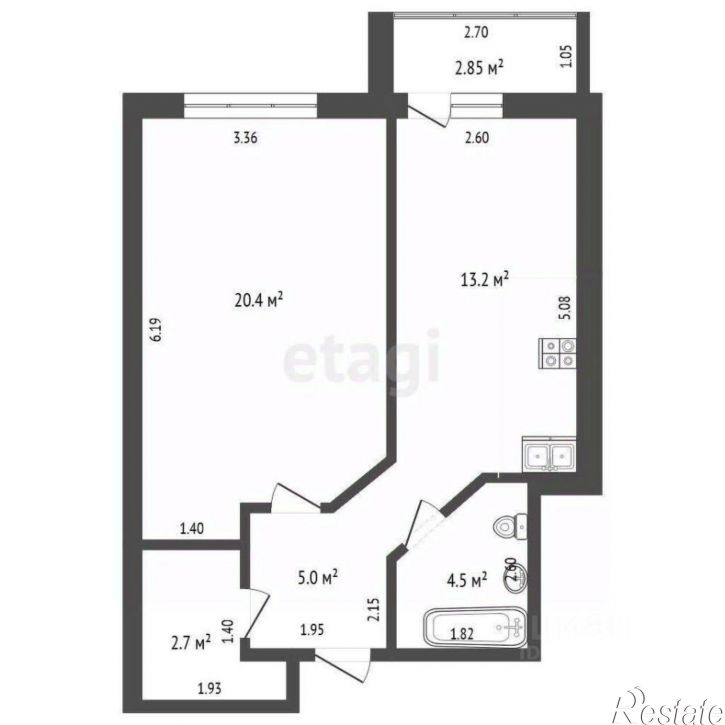 1-комн квартира ул Червишевский тракт, 58,  д. 58
