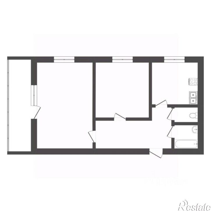 2-комн квартира ул Широтная, 25,  д. 25