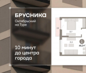 2-комн, 46кв м, этаж 16/17 ул Краснооктябрьская, 4 3