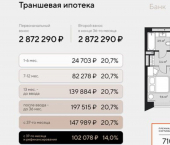 1-комн, 38 кв м, этаж 6/8 ул Дзержинского, 18