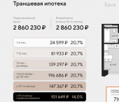 1-комн, 36 кв м, этаж 3/4 ул Челюскинцев, 15