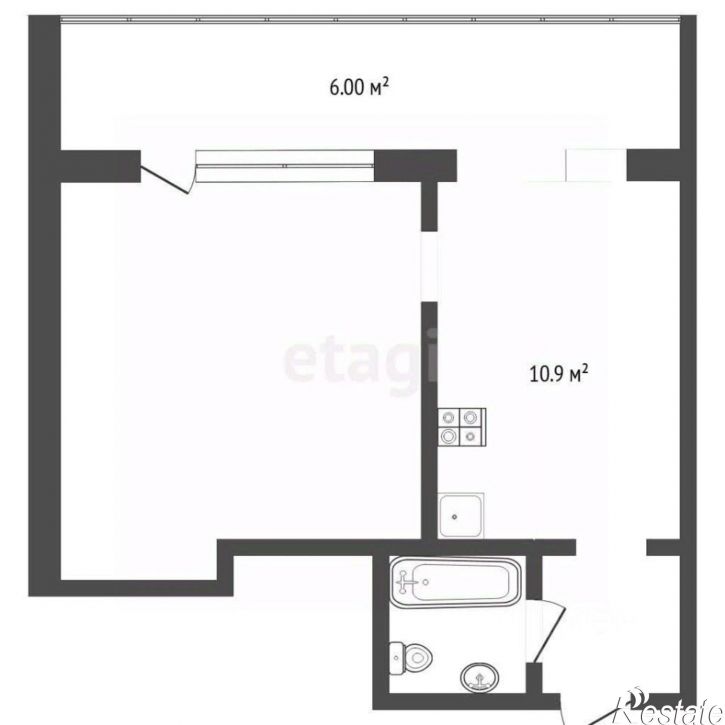 1-комн квартира ул Олимпийская, 12,  д. 12