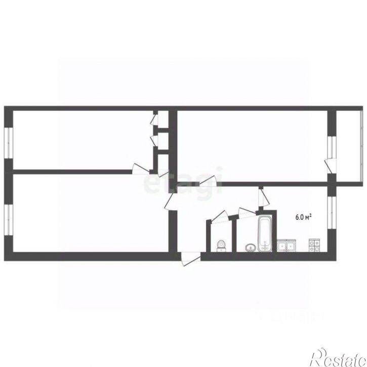 3-комн квартира ул Мельникайте, 50,  д. 50