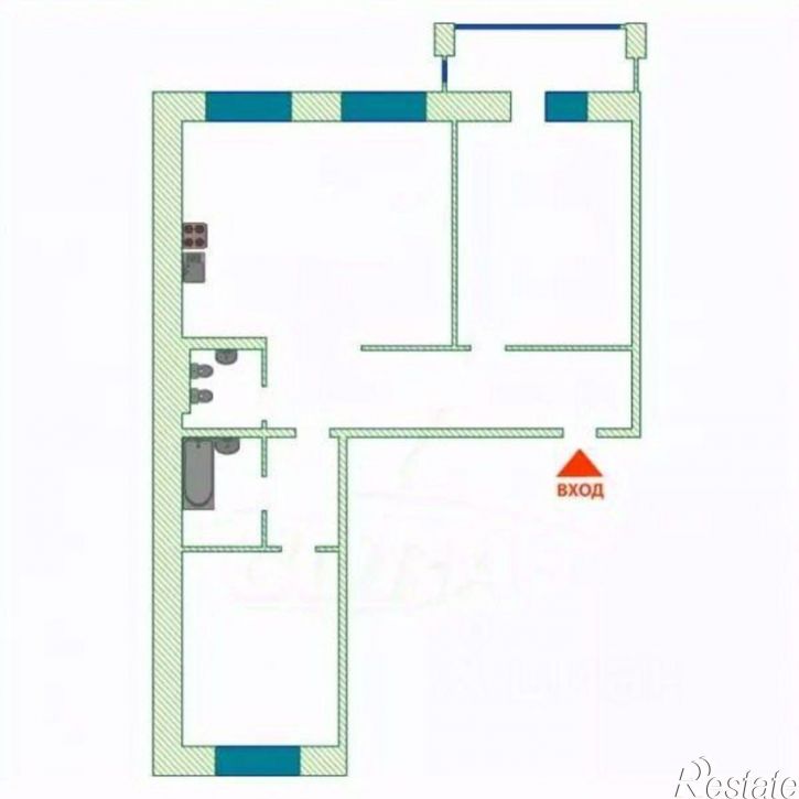 3-комн квартира ул Западносибирская, 12 1,  д. 12 1,  к. 1
