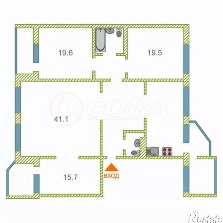 4-комн квартира ул Широтная, 99,  д. 99