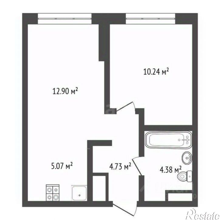 1-комн квартира ул Первооткрывателей, 10,  д. 10