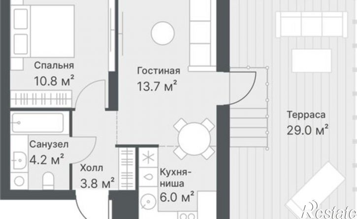 2-комн квартира в новом доме ул Московский тракт, 154,  д. 154