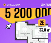 1-комн, 33 кв м, этаж 4/4 ул Игоря Комиссарова, 9