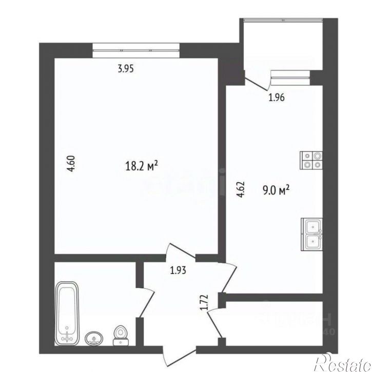 1-комн квартира ул Газовиков, 28а,  д. 28а