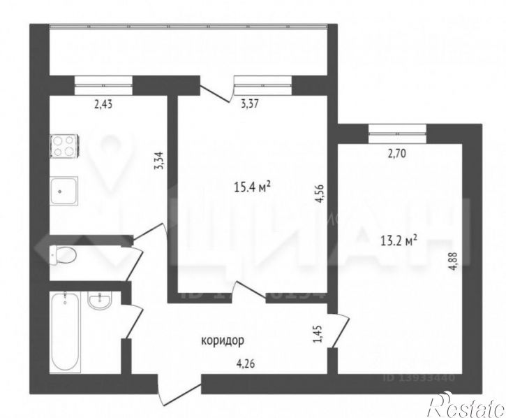 2-комн квартира ул Мельникайте, 69,  д. 69