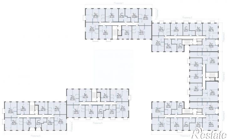1-комн квартира в новом доме ул Сергея Свиридова, 11 2,  д. 11 2,  к. 2