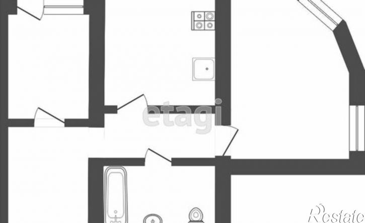2-комн квартира ул Достоевского, 7,  д. 7