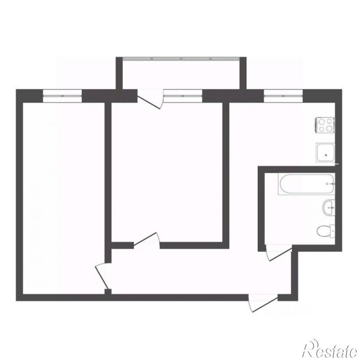 2-комн квартира ул Фабричная, 17,  д. 17
