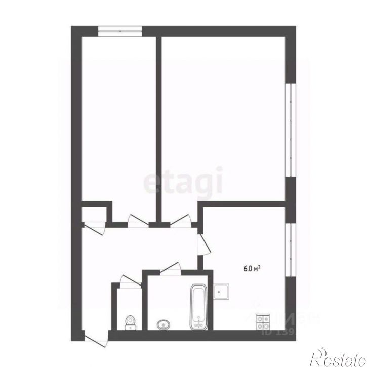 2-комн квартира ул Мелиораторов, 11,  д. 11