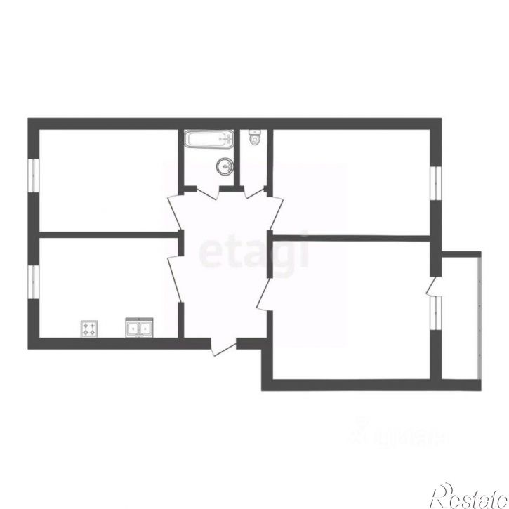 3-комн квартира ул Игримская, 15,  д. 15